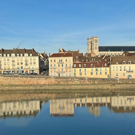Appartement Avec Magnifique Vue Sur La Saone Et Son Balcon Chalon-sur-Saône Zewnętrze zdjęcie