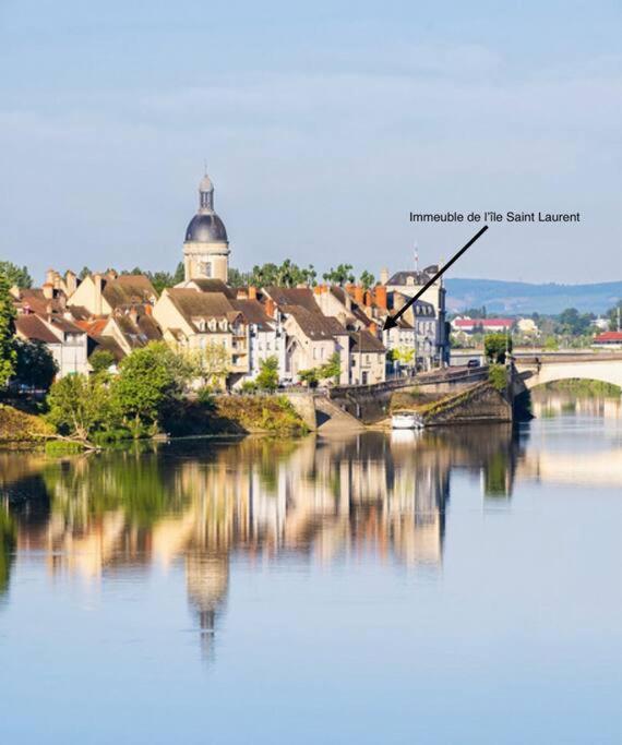 Appartement Avec Magnifique Vue Sur La Saone Et Son Balcon Chalon-sur-Saône Zewnętrze zdjęcie